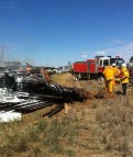 Goldfields Way Trailer Fire