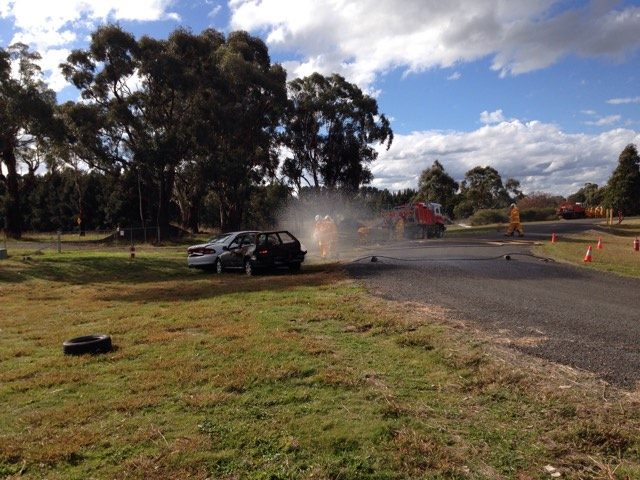 Village Fire fighting training 1