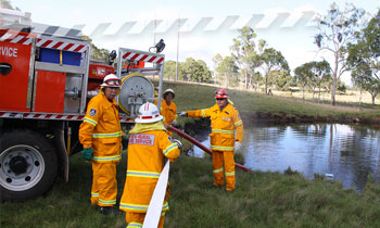 NSW RFS volunteers training