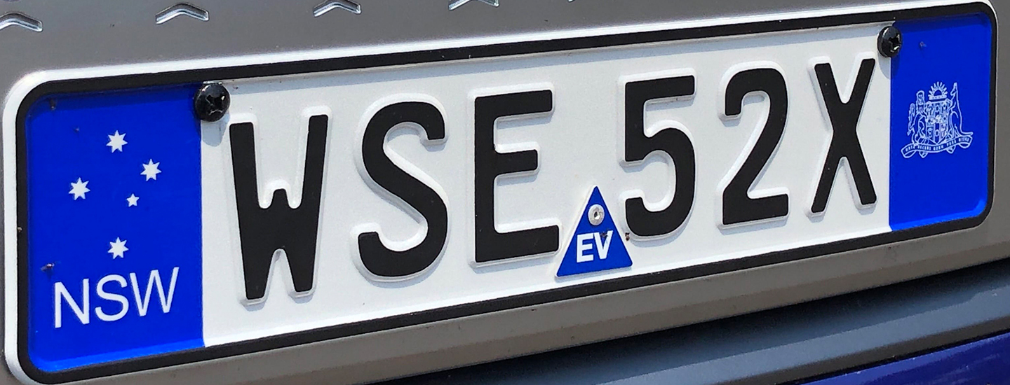 EV identification plates