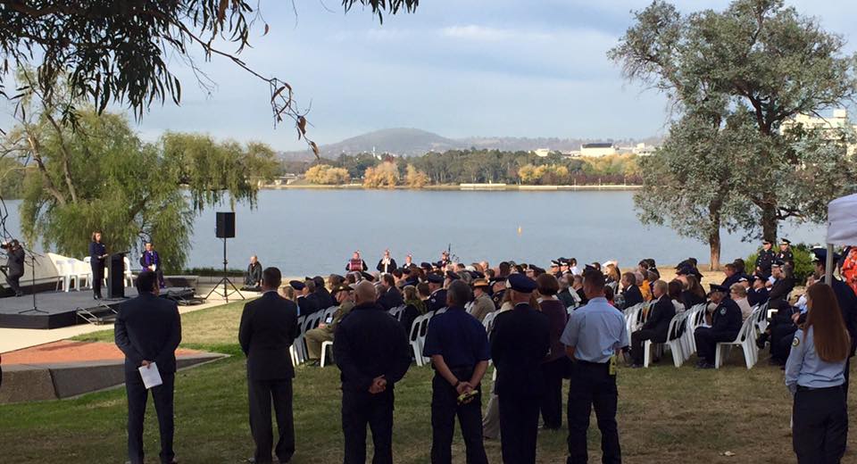 National Volunteer Memorial Canberra 2016