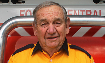 Firefighter Rex Guskett Fuge, Mid Lachlan Valley Team, Region West