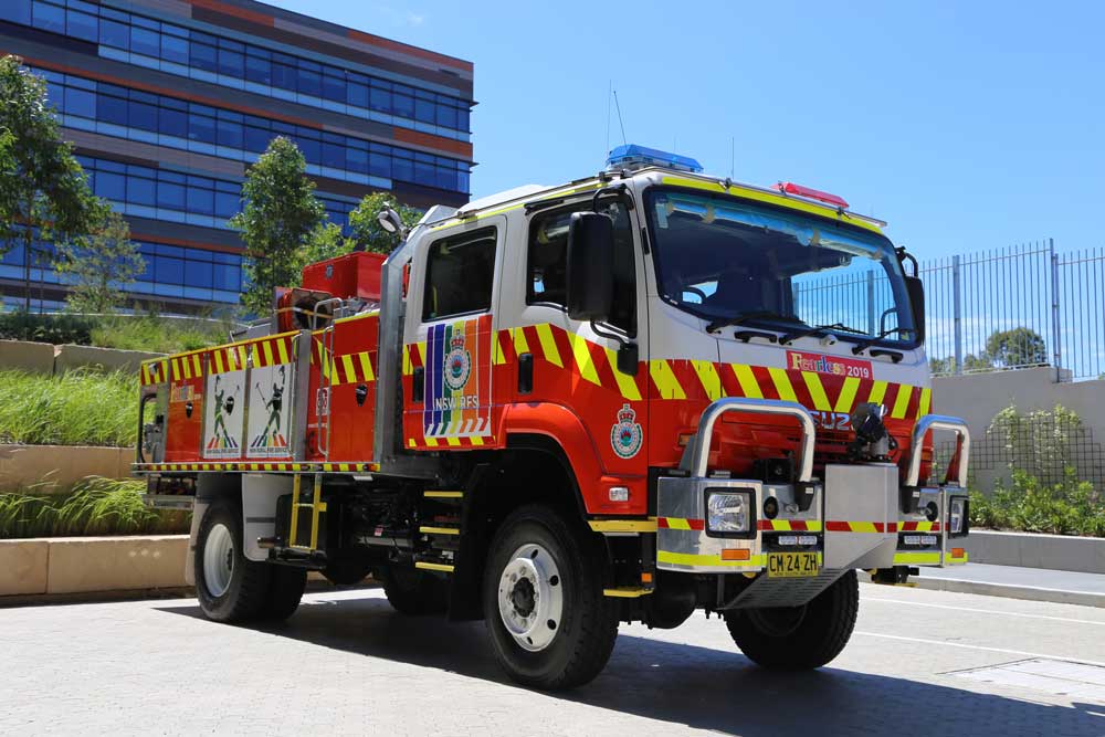 NSW RFS Mardi Gras Truck