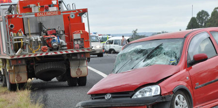 Four lucky to escape with their lives