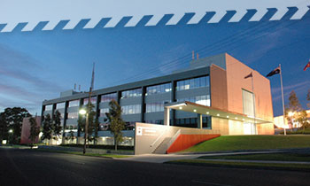 The NSW RFS Headquarters Building at Lidcombe