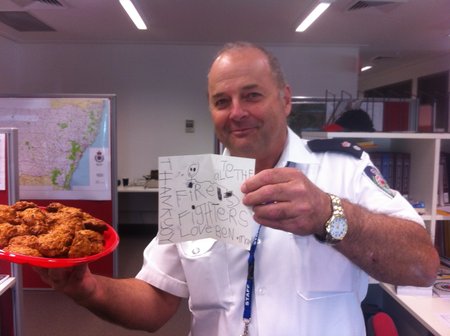 Bourke Hill residents thank the Rural Fire Service